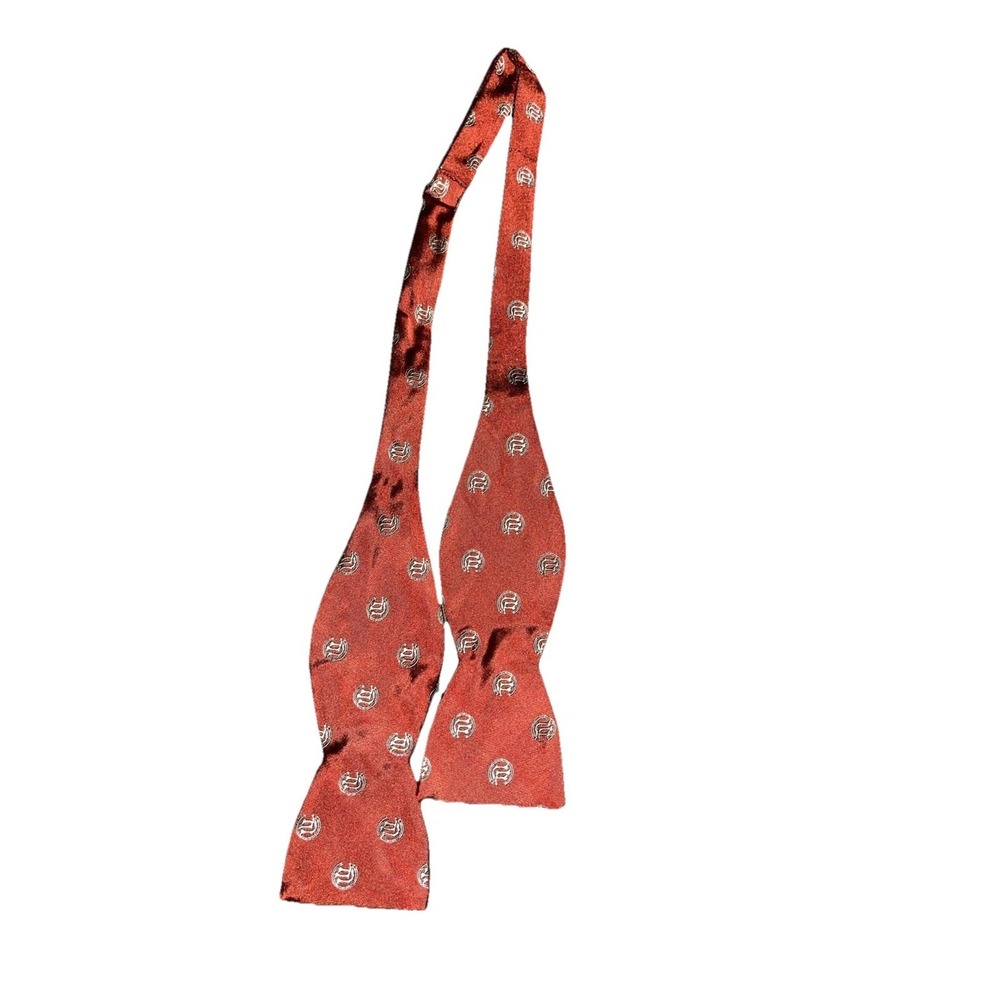 Beau Ties Ltd Of Vermont Hand Sewn Red Self-Tie Bow Tie 100% Imported Silk